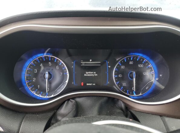 2C4RC1BG3JR234798 2018 CHRYSLER PACIFICA Blue Սարքավորումների վահանակի տեսք