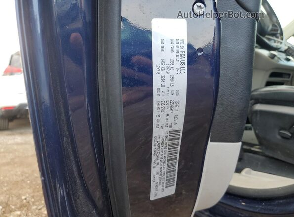 2C4RC1BG3JR234798 2018 CHRYSLER PACIFICA Blue VIN կոդի պիտակի տեսք