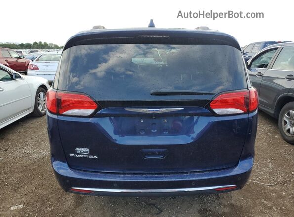 2C4RC1BG3JR234798 2018 CHRYSLER PACIFICA Blue Հետևի տեսք