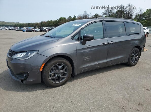 2C4RC1BG5JR155276 2018 CHRYSLER PACIFICA Charcoal წინა მარცხენა ხედი სამი მეოთხედიდან
