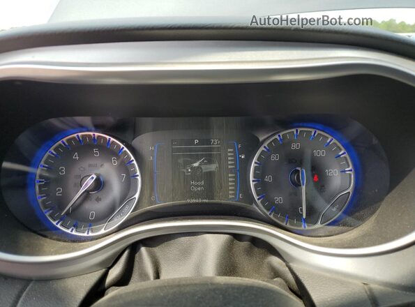 2C4RC1BG5JR155276 2018 CHRYSLER PACIFICA Charcoal ხელსაწყოთა პანელის ხედი