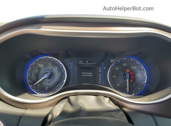 2C4RC1CG1JR315779 2018 CHRYSLER PACIFICA Угольный Вид щитка приборов