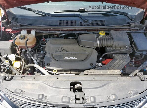 2C4RC1GG3JR259841 2018 CHRYSLER PACIFICA Maroon Engine compartment view