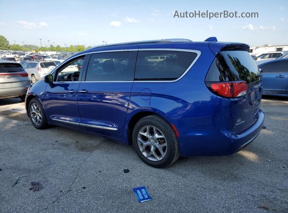 2C4RC1GGXJR228375 2018 CHRYSLER PACIFICA Blue Հետևի ձախ