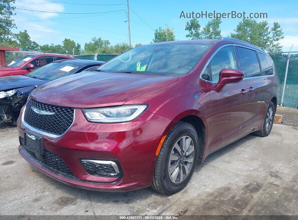 2C4RC1L71MR591531 2021 CHRYSLER PACIFICA Темно-бордовый Передняя левая четверть