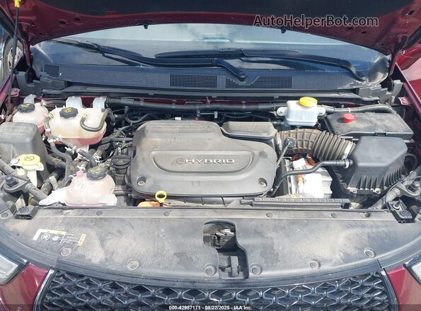 2C4RC1L71MR591531 2021 CHRYSLER PACIFICA Темно-бордовый Вид сзади
