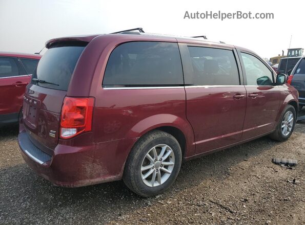 2C4RDGCG1JR255258 2018 DODGE GRAND Red უკანა მარჯვენა