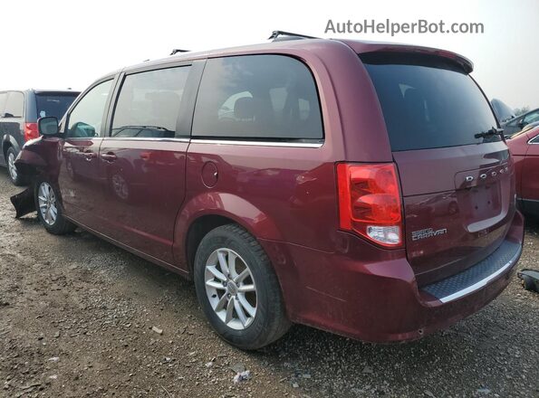 2C4RDGCG1JR255258 2018 DODGE GRAND Red უკანა მარცხენა