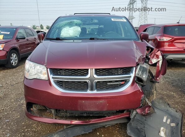2C4RDGCG1JR255258 2018 DODGE GRAND Red წინა ხედი