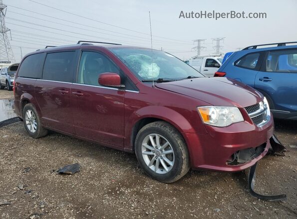 2C4RDGCG1JR255258 2018 DODGE GRAND Red წინა მარჯვენა