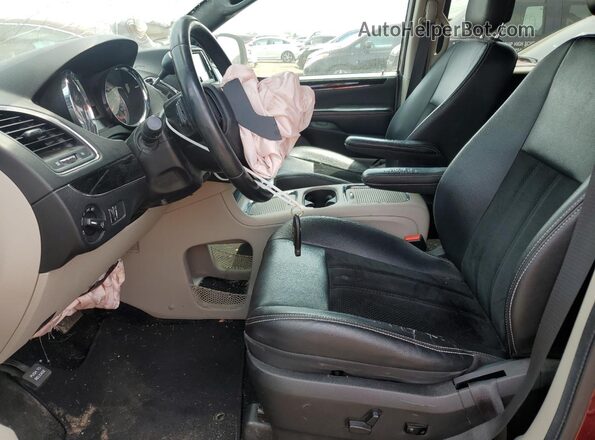 2C4RDGCG1JR255258 2018 DODGE GRAND Red წინა სალონის ხედი