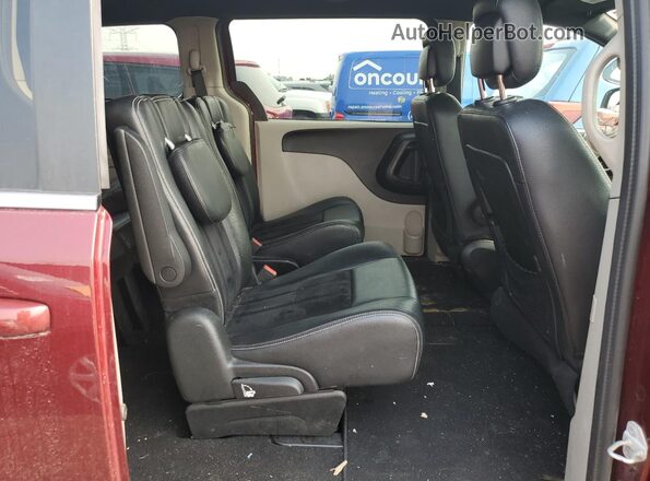 2C4RDGCG1JR255258 2018 DODGE GRAND Red უკანა სალონის ხედი