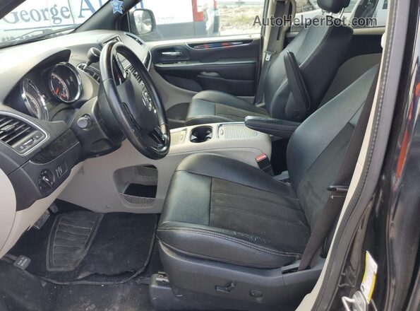 2C4RDGCG3LR174653 2020 DODGE GRAND Black წინა სალონის ხედი