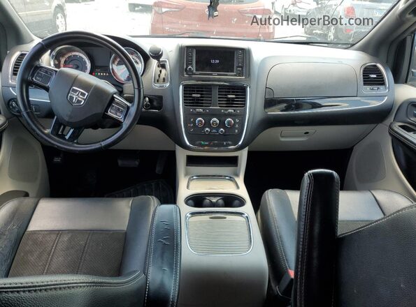 2C4RDGCG3LR174653 2020 DODGE GRAND Black წინა პანელის ხედი