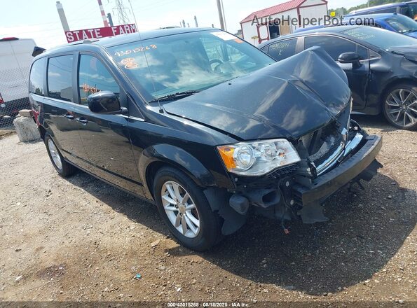 2C4RDGCG4JR242035 2018 DODGE GRAND CARAVAN Черный Передняя правая четверть