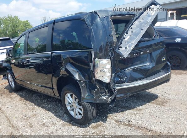 2C4RDGCG4JR242035 2018 DODGE GRAND CARAVAN Черный Задняя левая четверть