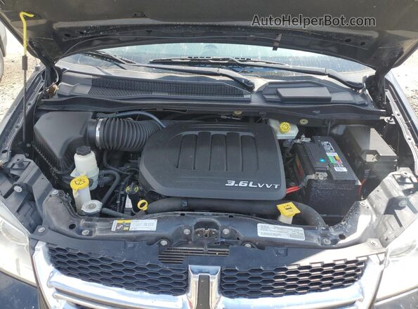2C4RDGCG4JR327828 2018 DODGE GRAND Черный Вид подкапотного пространства