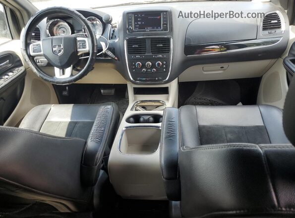 2C4RDGCG4JR327828 2018 DODGE GRAND Черный Вид панели приборов