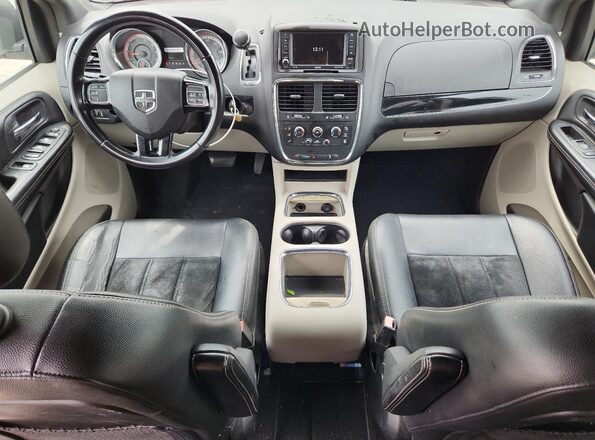 2C4RDGCG5JR301299 2018 DODGE GRAND Two Tone Առջևի վահանակի տեսք