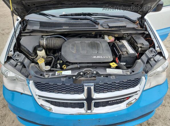 2C4RDGCG5JR301299 2018 DODGE GRAND Two Tone Շարժիչի բաժամունքի տեսք