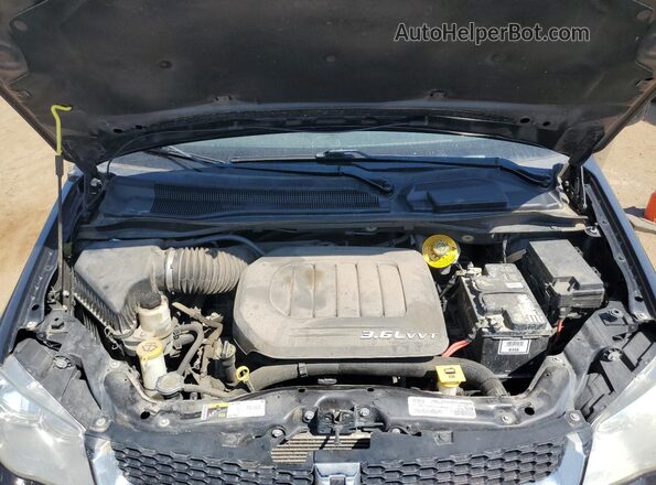 2C4RDGCG5JR343701 2018 DODGE GRAND Black ძრავის განყოფილების ხედი