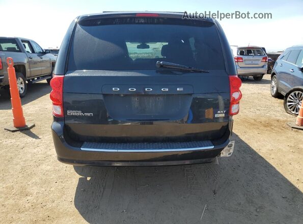 2C4RDGCG5JR343701 2018 DODGE GRAND Black უკანა ხედი