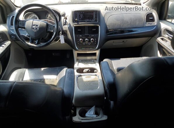 2C4RDGCG5JR343701 2018 DODGE GRAND Black წინა პანელის ხედი