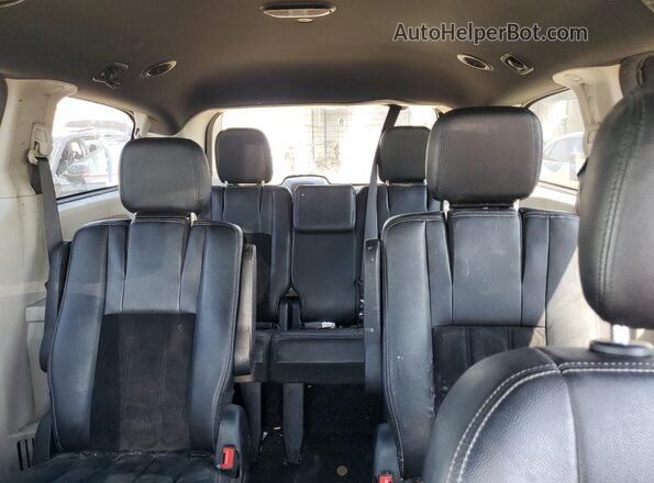 2C4RDGCG5JR343701 2018 DODGE GRAND Black უკანა სავარძლების ხედი