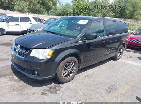 2C4RDGCG6HR749321 2017 DODGE GRAND CARAVAN Черный Передняя левая четверть