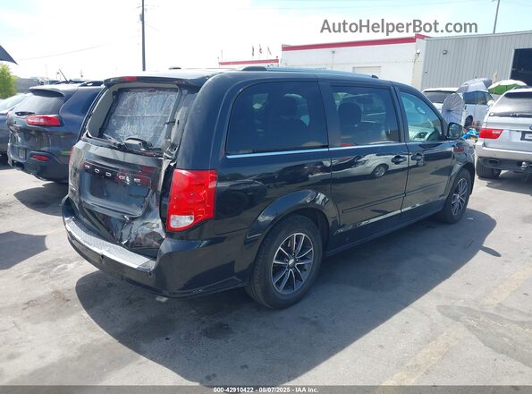 2C4RDGCG6HR749321 2017 DODGE GRAND CARAVAN Черный Задняя правая четверть
