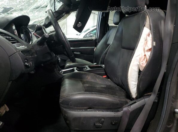 2C4RDGCG8JR137675 2018 DODGE GRAND Gray Սալոնի դիմացի տեսք