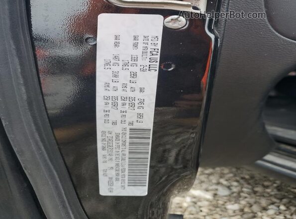 2C4RDGEG8LR191140 2020 DODGE GRAND Black VIN կոդի պիտակի տեսք