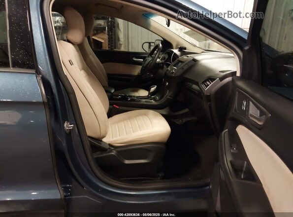 2FMPK3G95JBB13162 2018 FORD EDGE Синий Вид салона спереди