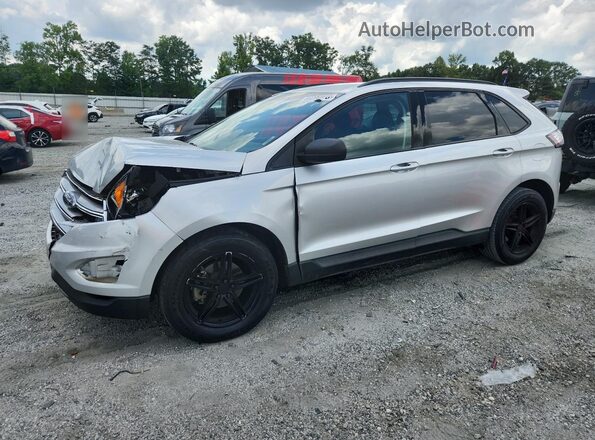 2FMPK3G97JBC45985 2018 FORD EDGE Silver Առջևի ձախ երեք քառորդ տեսարան