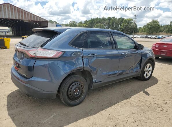 2FMPK3G98JBC47180 2018 FORD EDGE Blue Tył prawy
