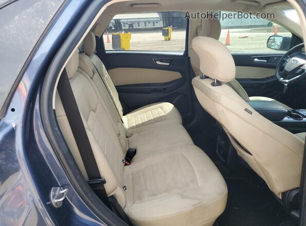 2FMPK3G98JBC47180 2018 FORD EDGE Blue Widok wnętrza z tyłu