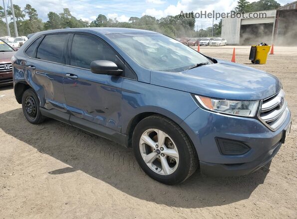 2FMPK3G98JBC47180 2018 FORD EDGE Blue Przód prawy