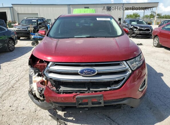 2FMPK3J82JBC30116 2018 FORD EDGE Red Դիմացի տեսք