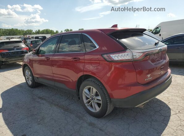 2FMPK3J82JBC30116 2018 FORD EDGE Red Հետևի ձախ