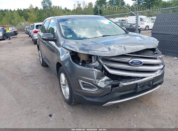 2FMPK3J86JBB89876 2018 FORD EDGE Gray Przód prawy