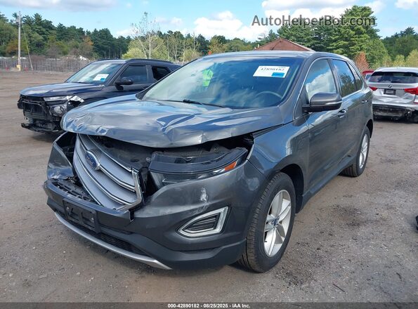 2FMPK3J86JBB89876 2018 FORD EDGE Gray Przód lewy