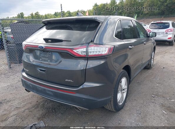 2FMPK3J86JBB89876 2018 FORD EDGE Gray Tył prawy