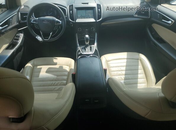 2FMPK3J91JBC53508 2018 FORD EDGE White Widok deski rozdzielczej