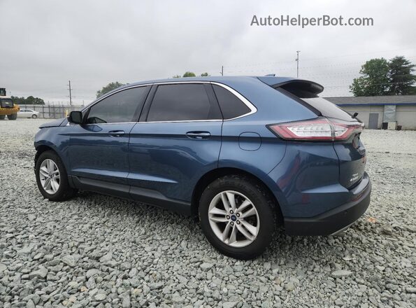 2FMPK3J9XJBC57766 2018 FORD EDGE Blue უკანა მარცხენა