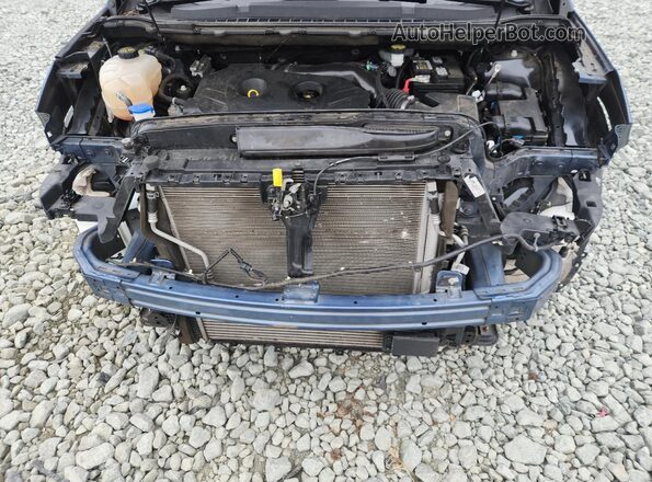 2FMPK3J9XJBC57766 2018 FORD EDGE Blue ძრავის განყოფილების ხედი