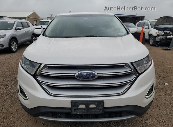 2FMPK3K82JBC28588 2018 FORD EDGE White Դիմացի տեսք