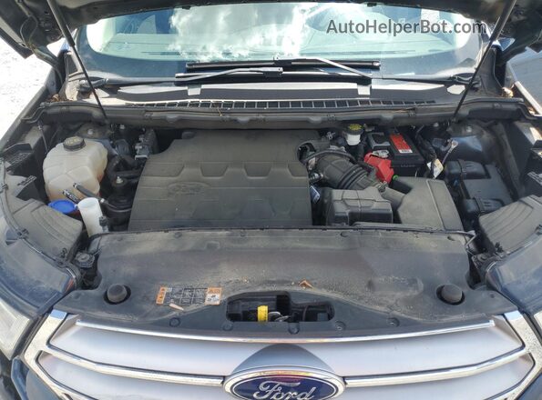 2FMPK3K84JBB35538 2018 FORD EDGE Синий Вид подкапотного пространства