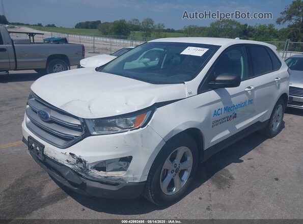 2FMPK4G91JBC31876 2018 FORD EDGE White Передня ліва чверть