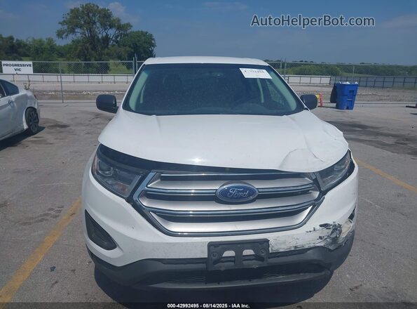 2FMPK4G91JBC31876 2018 FORD EDGE White Вид щитка приладів