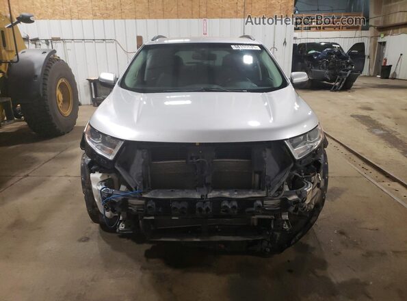 2FMPK4J88JBB53774 2018 FORD EDGE Серебряный Вид спереди